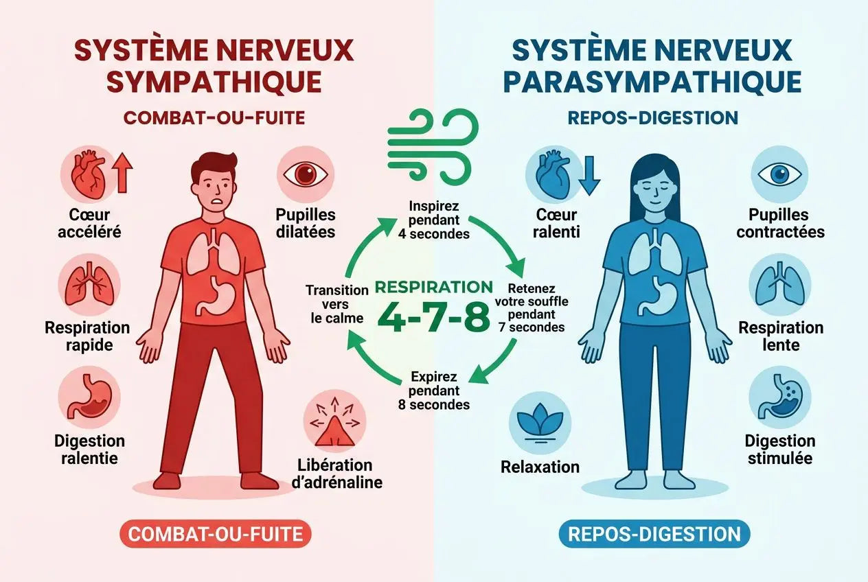 Méthode 4-7-8 pour s'endormir : la technique de respiration naturelle