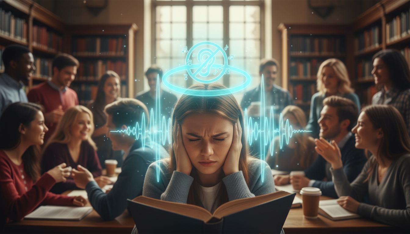 Étudier bibliothèque bruyante concentration difficile distractions étudiants bruit révisions