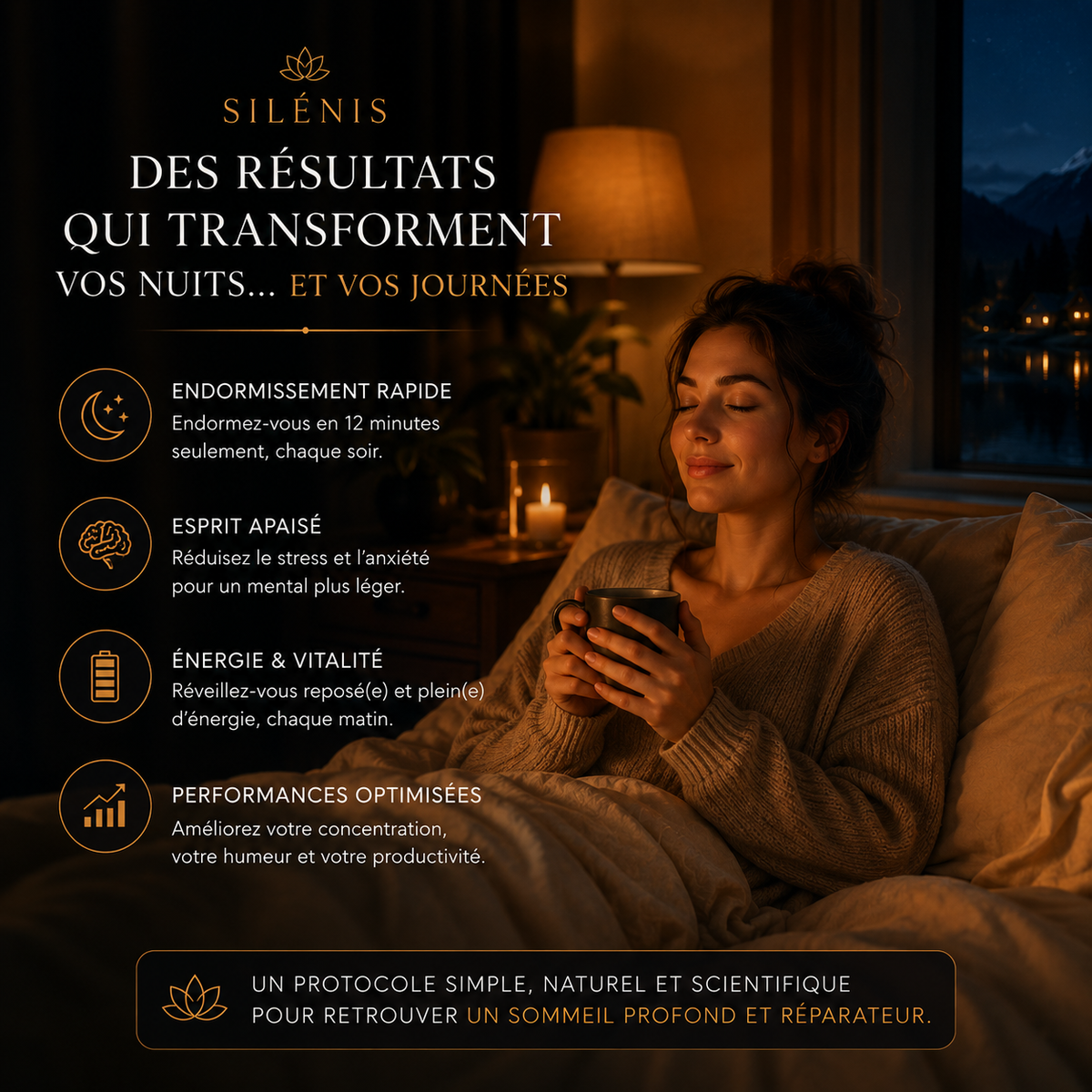 Le Protocole S'endormir en 12 Minutes : Lumière éteinte