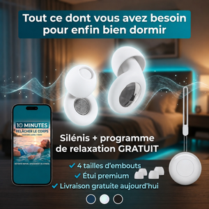 Meilleurs bouchons d'oreille anti-bruit SILENIS ECHO | Sommeil total et concentration