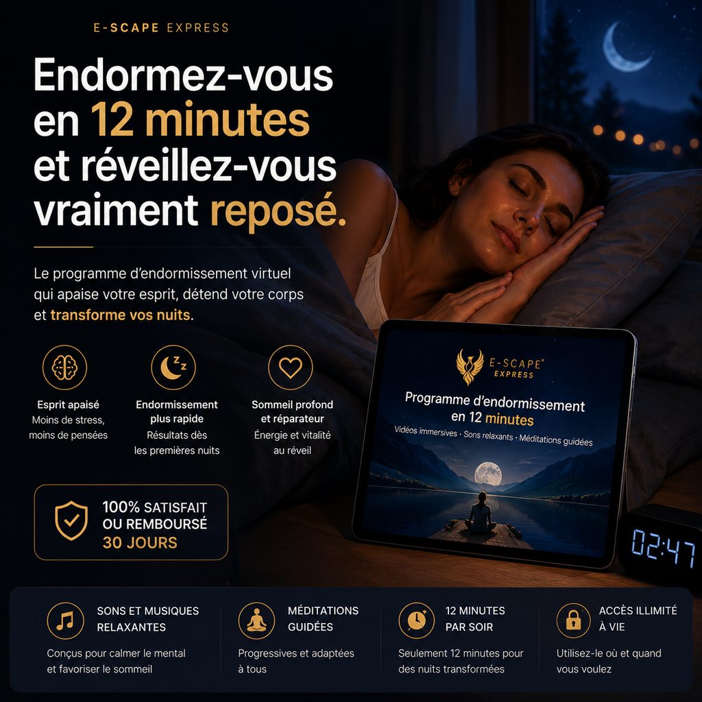 S'endormir en 12 Minutes : Simplement en 4 étapes