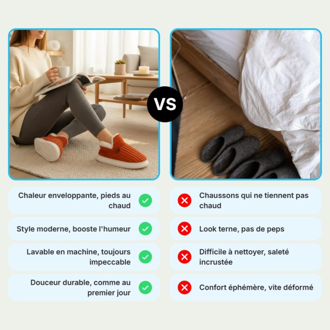 Cozymoon - Chaussons douillets pour tous!