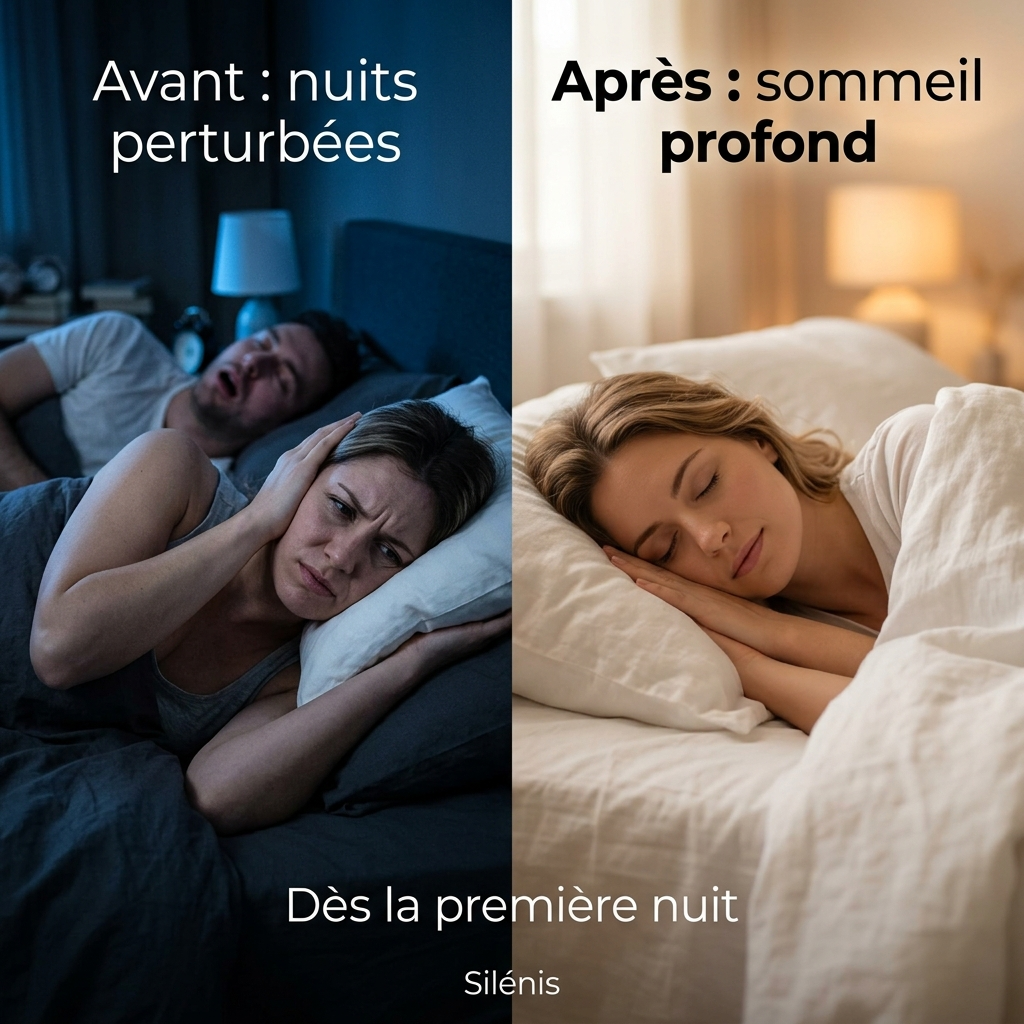 Meilleurs bouchons d'oreille anti-bruit SILENIS | Sommeil total et concentration