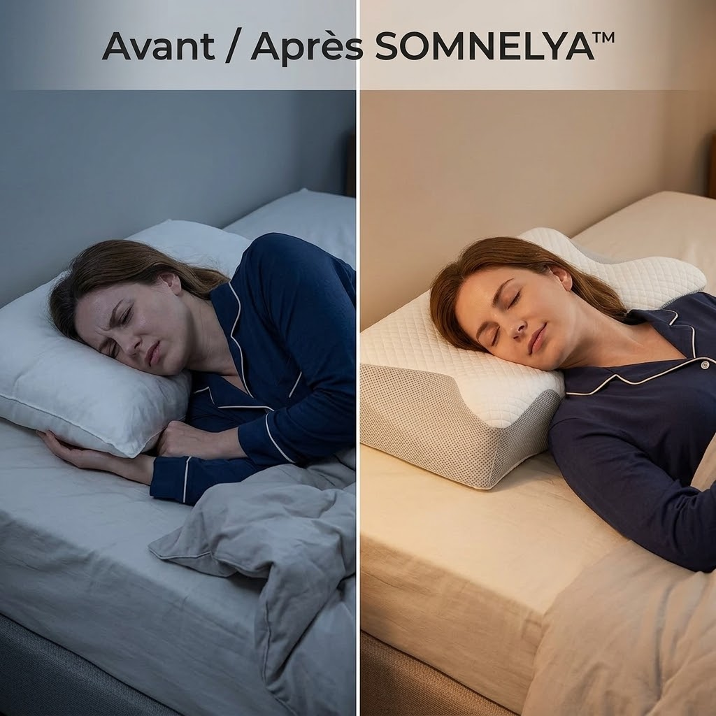 Oreiller SOMNELYA pour une récupération complète corps et mental