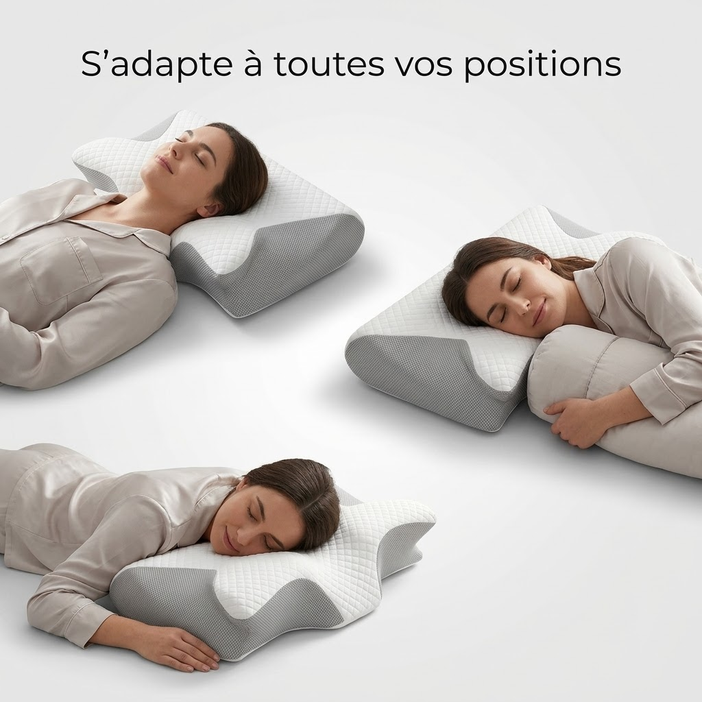 Oreiller SOMNELYA pour une récupération complète corps et mental