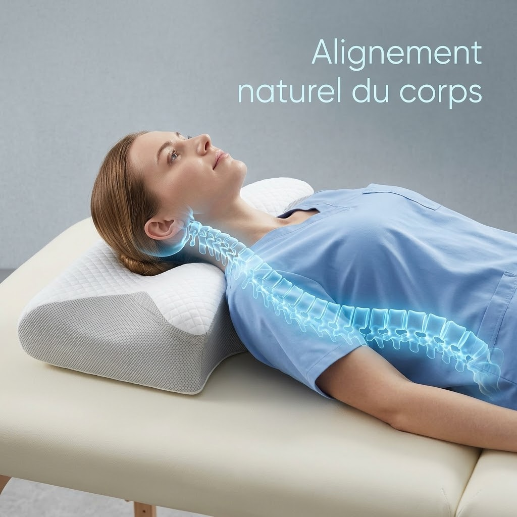 Oreiller SOMNELYA pour une récupération complète corps et mental
